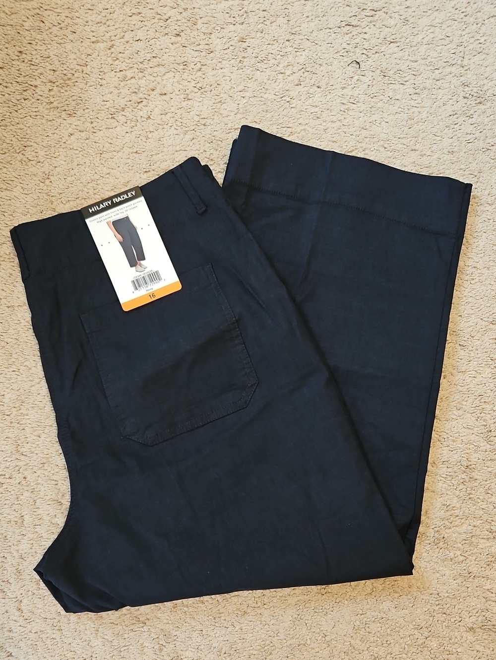 NEW! Hilary Radley Navy Wide Leg Pant Multiple Sizes - Picture 12 of 13